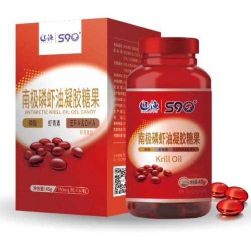 辽渔集团正宗南极磷虾油虾青素型鱼油升级磷脂DHAEPAOmega-3 高纯度 60粒*1瓶 高含量虾青素_